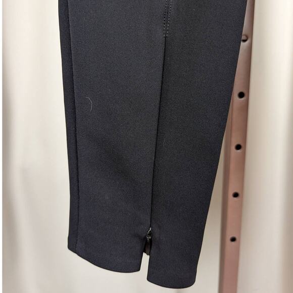 Theory Stretch Knit Scuba Seam Trouser Legging Black Size 8 - Picture 8 of 14